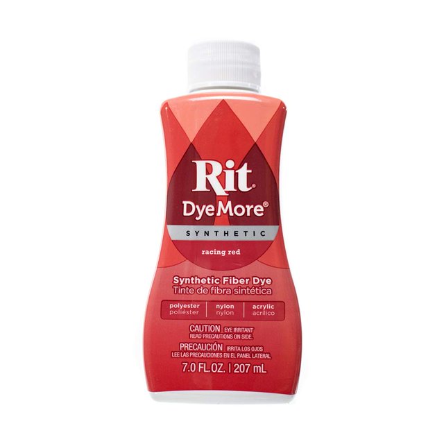 Botella de tinte Rit DyeMore, fibra líquida sintética, 200 ml, rojo deportivo
