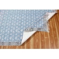 thumbnail image 7 of Casavani - 3'x20' Runner Area Rugs for Hallway & Stairs Handblock Printed Blue Cotton Dhurrie, 7 of 7