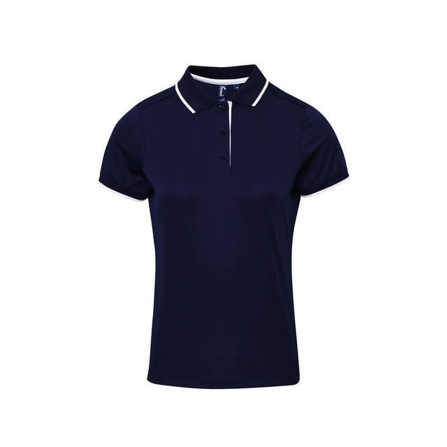 Premier Polo Coolchecker Contrasté pour Femmes