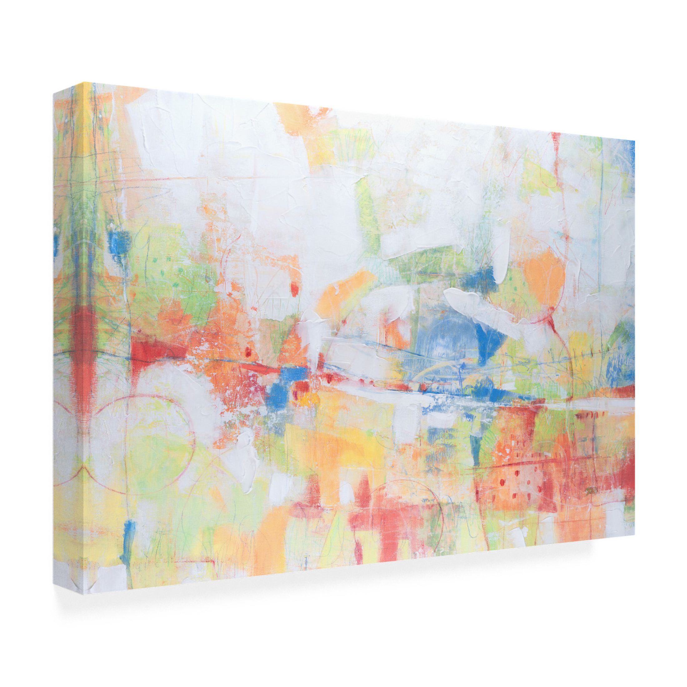 Canvas Wall Art - Tim OToole 'Lost and Found I' Wall Art for Living Room, Bedroom, or Office Décor by Trademark Fine Art - 47 x 30 Inches