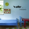 thumbnail image 3 of Holiday Gift Children Fishing Cute Sports Wall Decal Decoration Fishing Vinyl Wall Decal Design for Kids Room Lasts Years and Easily Removable - Size: 45 in x 19 in, 3 of 3