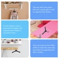 thumbnail image 3 of 60pcs Plastic Doll Hangers Mini House Coat Hanger Mini Clothes Supports, 3 of 5