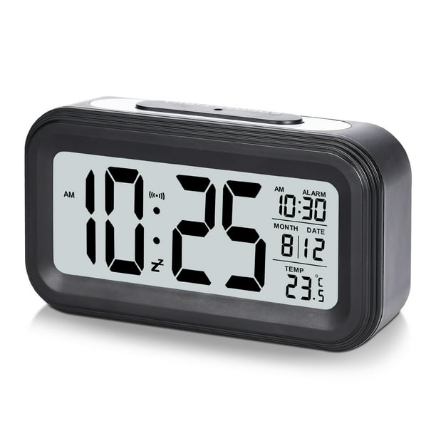 Digital Alarm Clock, Alarm Clock Large Numbers Display Battery Operated