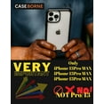 thumbnail image 2 of CaseBorne R Series Case for [iPhone 13 Pro Max] Aluminum Frame Clear Backplate - Black, 2 of 5