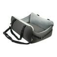 thumbnail image 4 of BELOVING Portable Chat Chiot Siège de Voiture Accessoire Matériel Souple Sangle Réglable Gris, 4 of 10