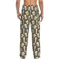 thumbnail image 2 of Bixox Men's Beer2 Patterned Pajama Pants with Pockets Lounge Clothes for Home, 2 of 5