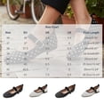 thumbnail image 4 of Women's Mary Jane Flats Polka Dot Round Toe Slip On Casual Lightweight Walking Shoes with Adjustable Buckle Strap for Daily Wear White 8.5, 4 of 9