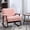 Light Pink, variant on S-HOME Rocking Chair with Wood Frame and Upholstered Seat Ideal for Living Rooms and Sunrooms