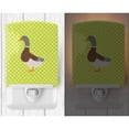 thumbnail image 2 of Caroline's Treasures BB7689CNL Saxony Sachsenente Duck Green Ceramic Night Light, 6x4x3", multicolor, 2 of 2
