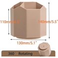 thumbnail image 2 of Rotating Desk Organizer, Desktop Organizer With Pencil Holders, 2 of 5
