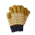 thumbnail image 5 of ktowifly Knit Gloves for Kids Striped Color Block Cute Warm Strench Cold Weather Elastic Wrist Trendy Glove, 5 of 8