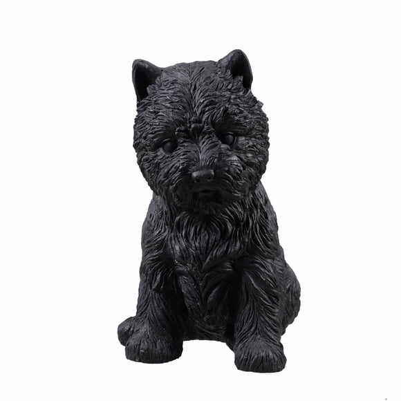 Estatua de Perro Terrier de Hi-Line Gift Ltd. Macetero 23x10x13 cm