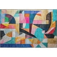 thumbnail image 2 of Addison Rugs Mayfield Premium Machine Washable Transitional Abstract Blue Rectangle Rug, 1'8" x 2'6", 2 of 6