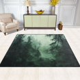 thumbnail image 2 of Yayeee Area Rugs for Living Room 6.7'x4.8' Indoor Non Slip Washable Bedroom Carpet, Green Forest, 2 of 5