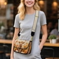 thumbnail image 2 of ZUXONGSY Highland Cow Pumpkin Sunflower Maple Leaf Print Shoulder Bag for Women PU Leather Crossbody Travel Purse Mini Satchel with Adjustable Wide Strap for Daily Use Shopping, 2 of 7