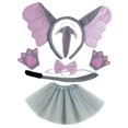 thumbnail image 3 of Conjunto de disfraz de de Pascua, pajarita para la nariz, cola, tocados para fiestas temáticas de animales, accesorios para festivales,, 3 of 9