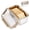 Khaki, variant on 196.12oz Large Capacity Bread Box Airtight 304 Stainless Steel Bread Container, Dishwasher Safe Bread Storage for Homemade Bread, Time Recording Bread Storage Container with Lid and Handle(Khaki)