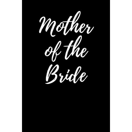 mother of the bride blank lined journal paperback walmart com