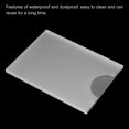 thumbnail image 3 of Unique Bargains 8.7x12.2' PP Porte-Signe Mural Réutilisable Support Mural, Effacer 2 Pack, 3 of 5