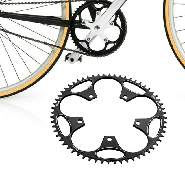 Piñón BCD de 130mm, piezas de reparación de rueda dentada, cadena ancha estrecha para bicicleta, bicicleta redonda Cola Plato de bicicleta