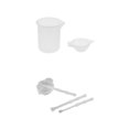 thumbnail image 1 of 6 piezas de silicona transparente reutilizable tazas de medición de de resina epoxi líquida distribución de agitación Hobby Casting joyería que Zulema Vasos de resina para mezclar, 1 of 8