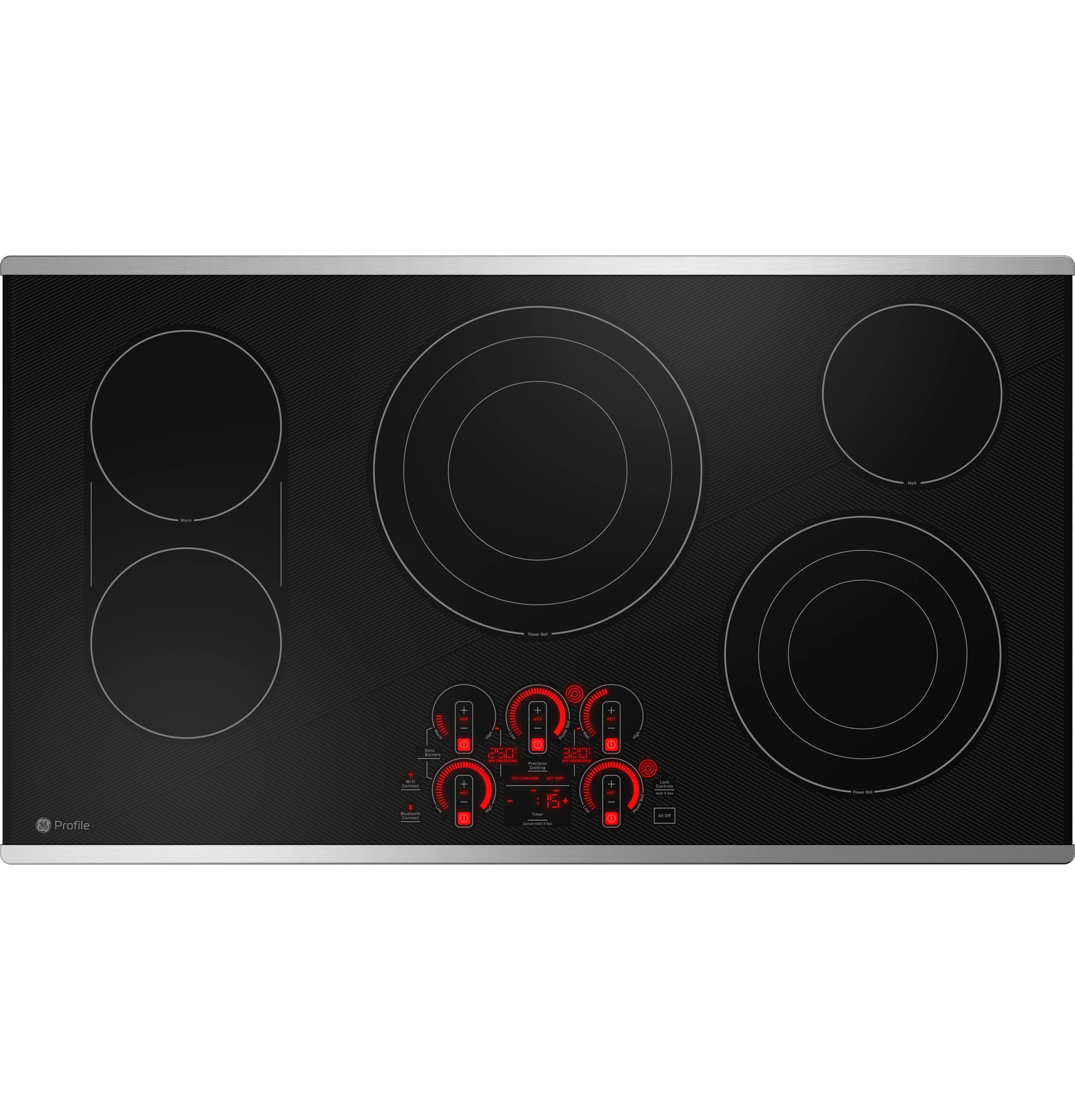 PEP9036STSS 36 Inch Electric Cooktop With Radiant Elements