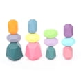 thumbnail image 1 of Bloques de Piedra, 12 Piezas de Bloques de Construcción de Equilibrio de Rocas de Colores, Juego de Interacción entre Padres E Hijos, Rompecabezas Educativos, Bloques de Apilamiento, Juguetes Educativ Unbranded 1411210296311, 1 of 7