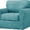 Blue, variant on Velvet Sofa Covers, Stretch Armchair Couch Slipcovers , Soft Furniture Slipcover with Separate Cushion Covers and Backrest Covers (3-piece Set for 1 Cushion Sofa, Dark Grey)