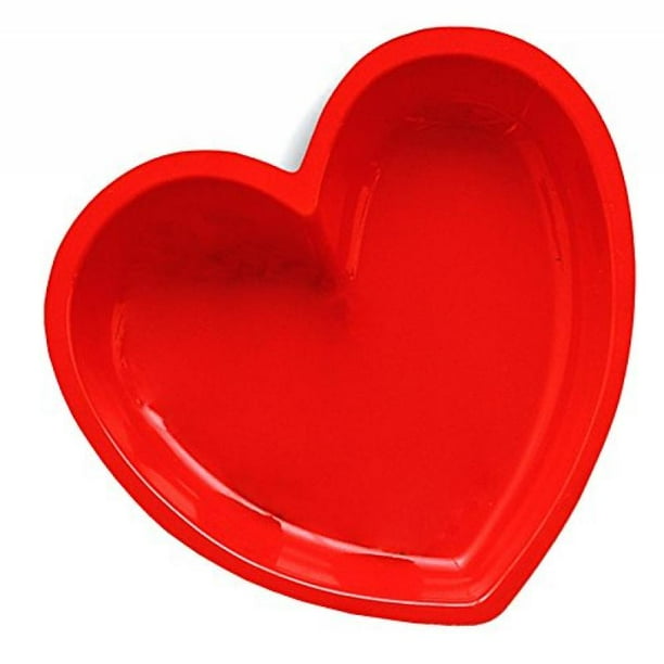 Creative Converting Red Heart Shaped Plastic Tray