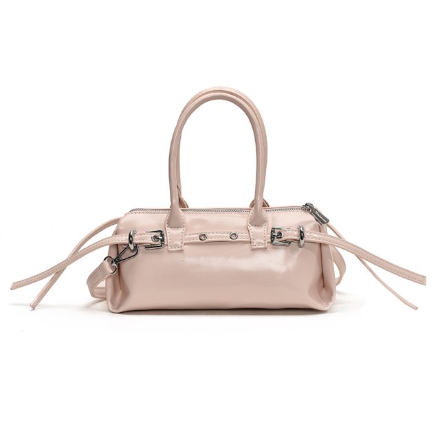 Bolso de mano Boston de alta gama para mujer, bolso bandolera de un solo hombro versátil de primavera y verano 2025.