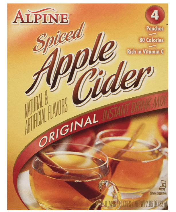 ALPINE Spiced Apple Cider Instant Drink Mix 2Pack (18 pouches