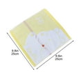 thumbnail image 3 of Cotton Gluttonous Bear Pattern Kindergarten Baby Towel Soft Absorbent Four Colors Optional Care Baby Delicate Skin, 3 of 8