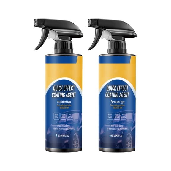 Quick Effect Coating Agent Long-lasting Protective Spray for Vehicle Surface, Instant Shine & Paint Protection, 120ml