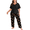 A1-Black, variant on Women Plus Size Pajamas Set Short Sleeve V Neck Sleepwear, 2 Piece Pjs Sets with Pockets