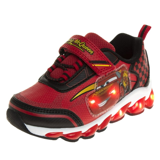 Zapatillas Disney Pixar Cars Lightning McQueen LED para niños