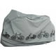 thumbnail image 2 of Lona para bicicletas cubierta para bicicletas garaje para bicicletas universal para bicicletas eléctricas / scooters, lona impermeable [100 cm x 210 cm] color: gris, 2 of 5