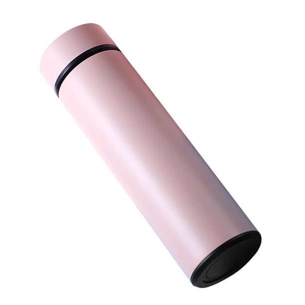Toystoory 1 Uds. Taza de aislamiento inteligente para hombre y mujer, taza de agua minimalista portátil para estudiantes, botella creativa personalizada, Cocina y Comedor Rosado Toystoory HA006743-04B