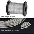 thumbnail image 2 of PinesC Vinyl Coated Cable, 304 Grade Stainless Steel Ensures Outdoor Use Durability, High Wear Resistance Stainless Steel Wire Rope for Wide Applications, Corrosion Resistance through, 2 of 5