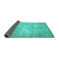 thumbnail image 2 of Ahgly Company Indoor Rectangle Abstract Turquoise Blue Contemporary Area Rugs, 3' x 5', 2 of 4