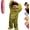 Green, variant on Kintue Big Mouth Monster Pajamas Onesie, Funny Plush Halloween Costume for Adults, Matching Family Outfits for Couples and Family Groups
