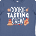 thumbnail image 4 of Inktastic Christmas Cookie Tasting Crew with Holiday Cookies Boys or Girls Baby T-Shirt, 4 of 5