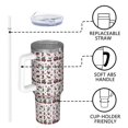 thumbnail image 4 of White Christmas Animal and Car Pattern Tumbler with Handle and Lid,40oz Double Wall Vacuum Insulated Tumbler,Cups Gift for Women and Men, 4 of 7