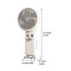 thumbnail image 2 of Ventilador, ventilador de techo, ventilador de escritorio, ventilador portátil, ventilador pequeño de mano de dos aspersores, motor sin escobillas, ventilador de escritorio silencioso, ventilador port, 2 of 4