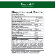 Emerald Labs Joint Health with BioCell Collagen II, Meriva Turmeric, and OptiMSM to Support Joint Relief, Healthy Cartilage, and Mobility - 90 Vegetable Capsules