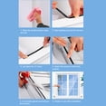 thumbnail image 3 of Mistaha DIY Window Screen with Self-Adhesive Tapes Mosquito Net for Windows Netting Mosquito Protector Mesh Curtain 59 x 78 Inch, 3 of 8