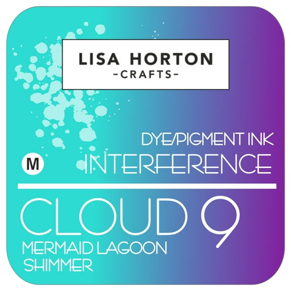 Lisa Horton Crafts Cloud 9 Shimmer Interference Ink Pad -Mermaid Lagoon Shimmer
