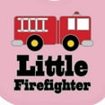 thumbnail image 4 of Inktastic Little Firefighter Fire Engine Boys or Girls Baby Bib, 4 of 4