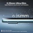 thumbnail image 4 of SMARTDEVIL [3+3 Pack] Protecteur d'Écran pour Google Pixel 8 Pro avec Protecteur d'Objectif de Caméra, Compatible Lecteur d'Empreintes Digitales, Fil de Verre Trempé Clair 9H, 4 of 9