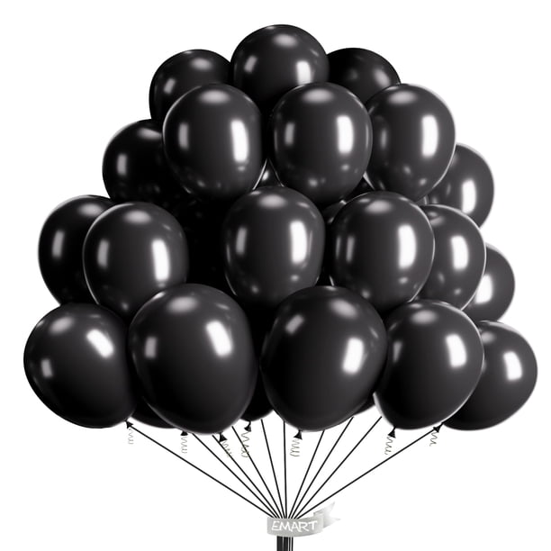 Globos de látex EMART de 12 cm, 100 unidades con cinta para decoración de fiestas