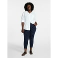 thumbnail image 2 of Terra & Sky Women's Plus Size Capri Legging, Sizes 0X-5X, 2 of 5